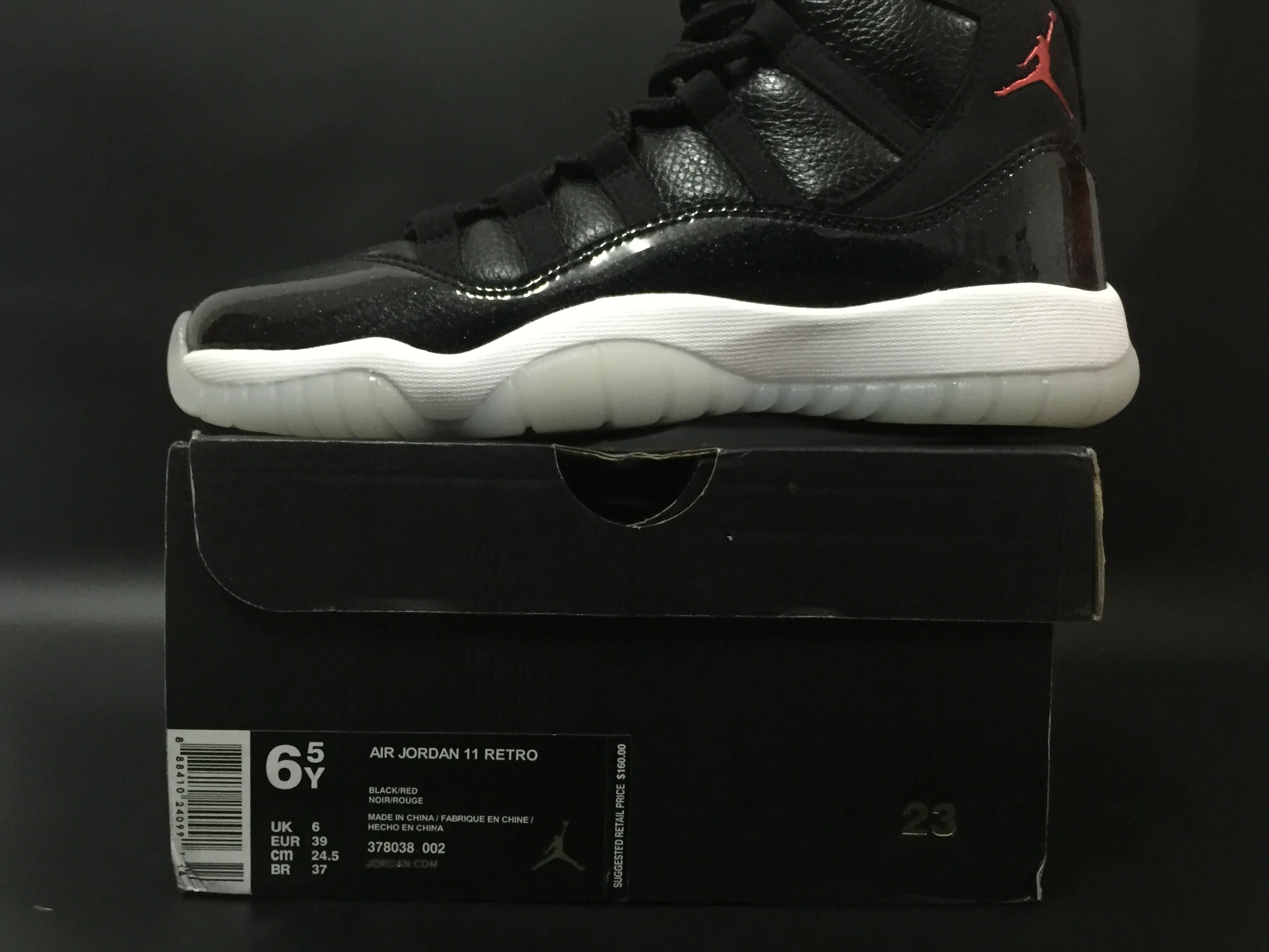 All categories Air Jordan Jordan series basketball shoes Air Jordan 11 first layer genuine original factory grade Air Jordan 11 "72-10" AJ11 Big Devil Joe 11 378038-002 original standard women's shoes